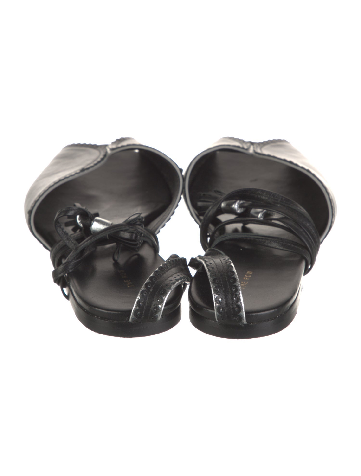 The Row Leather Lasercut Accents Flats